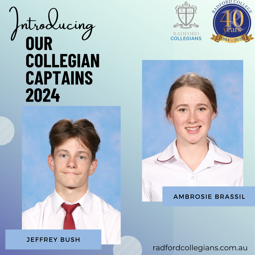 Introducing our 2024 Collegian Captains – Radford Collegians